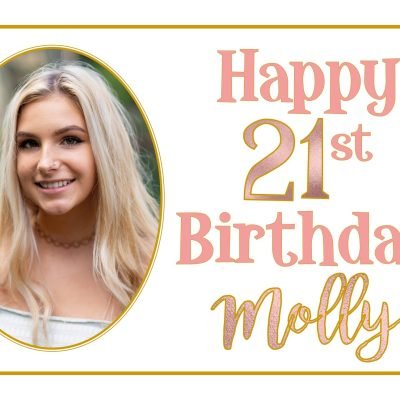 Personalised Banner (Rose/Gold)