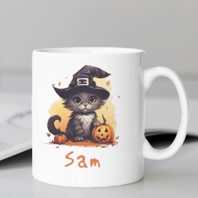 Personalised Halloween Mug
