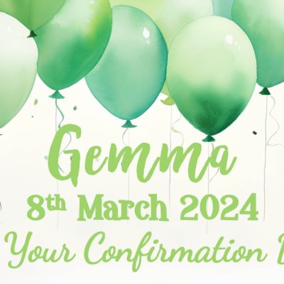 Personalised Banner (Green Confirmation)