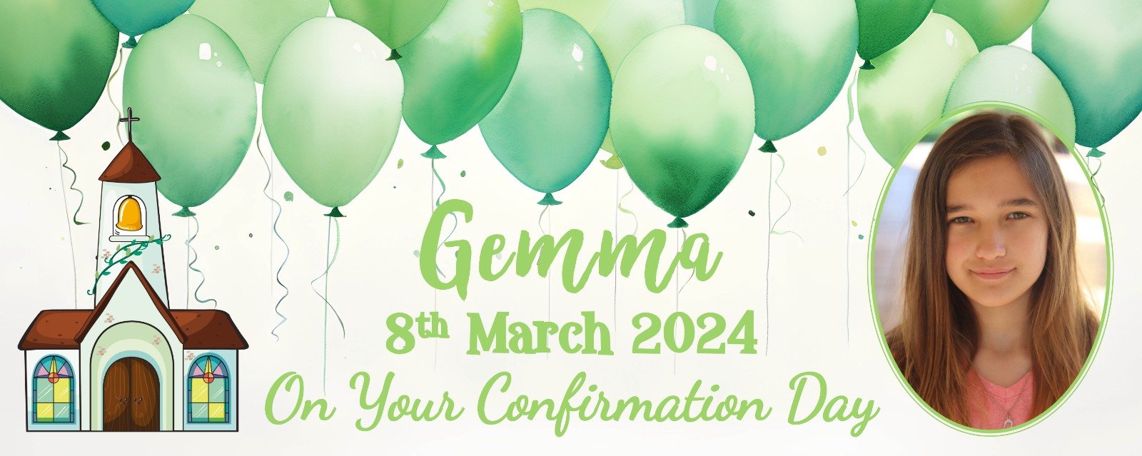Green Confirmation confirmation Banner 1