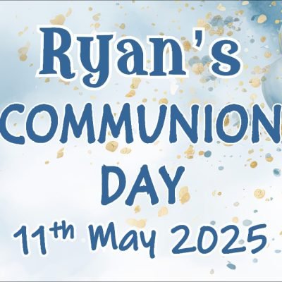 Personalised Banner (Communion Banner v1)