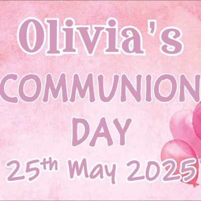 Personalised Banner (Communion Banner v2)