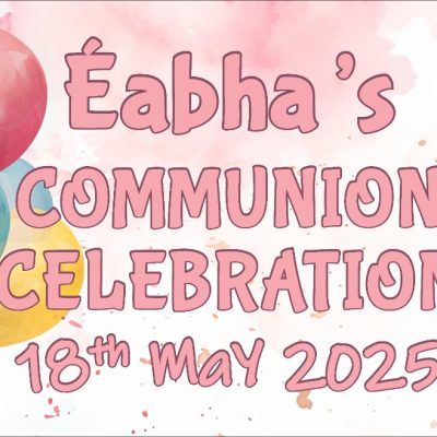 Personalised Banner (Communion Banner v5)