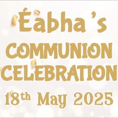 Personalised Banner (Communion Banner v7)