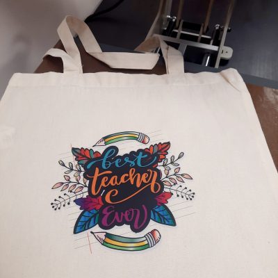 Personlised Teachers Tote Bag